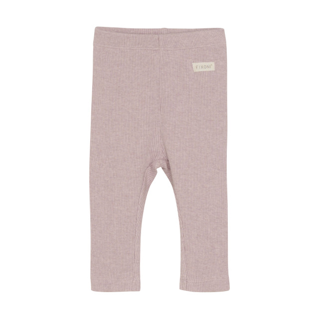 Fixoni leggins ribbade pale mauve