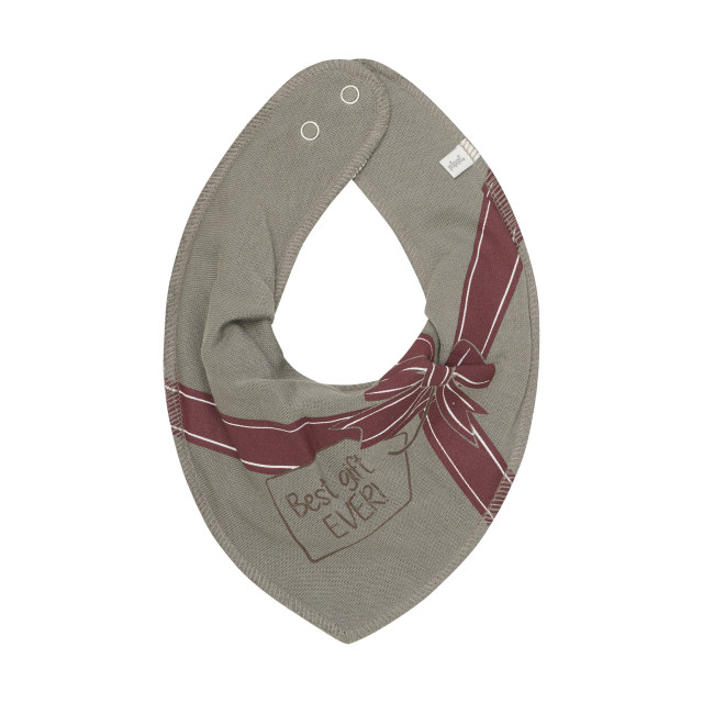 Pippi bib new maroon present