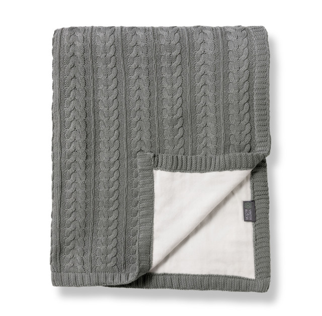 Vinter & bloom filt cotton cuddly eko misty grey 80x100cm