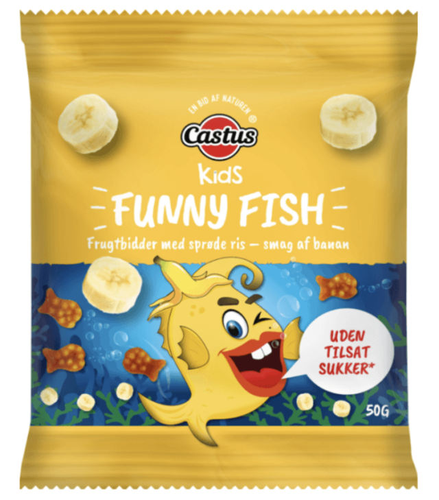 Castus funny fish banan