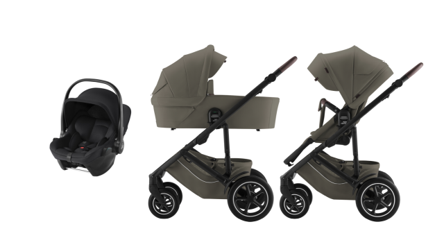 Britax smile 5z paket duovagn inkl babyskydd baby-safe core LUX