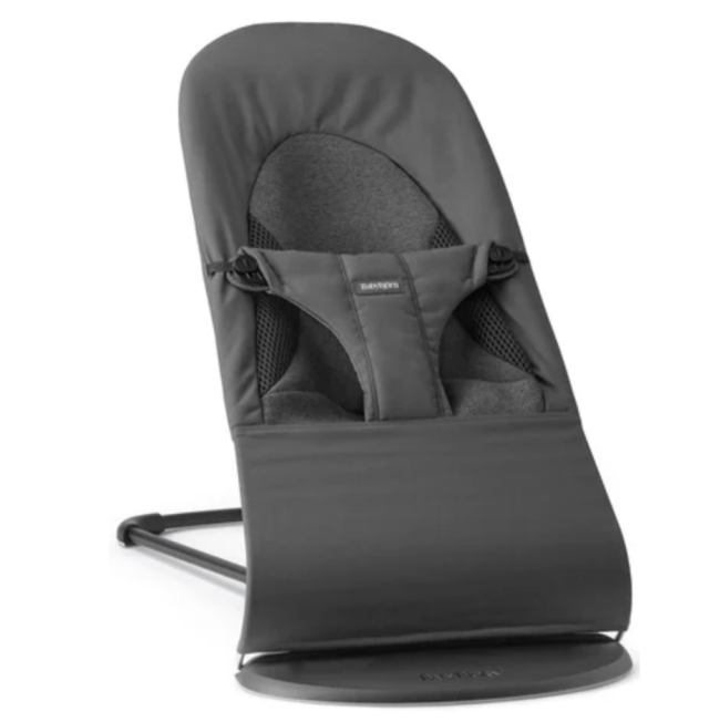 Babybjörn babysitter balance soft vävd/jersey tri-fabric mörkgrå