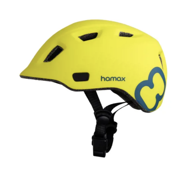 Hamax cykelhjälm thundercap green/blue