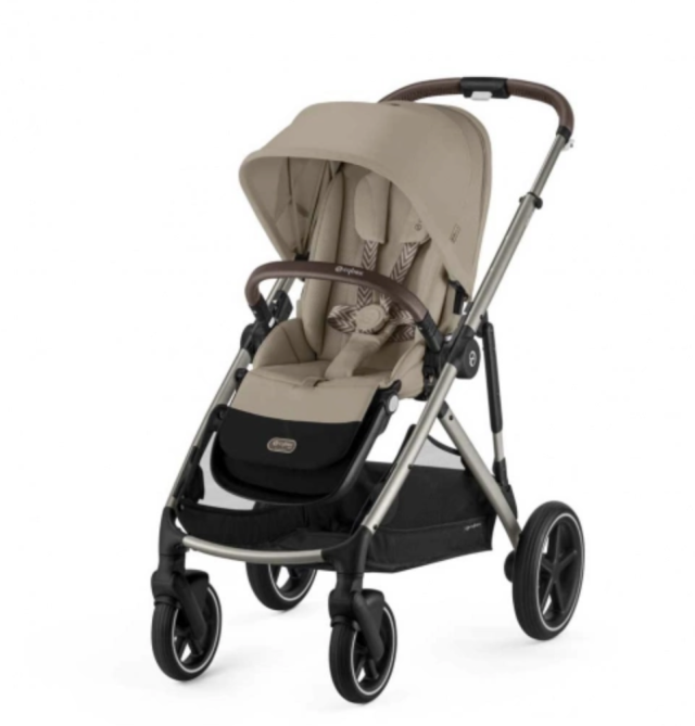 Cybex gazelle s sittvagn almond beige taupe chassi