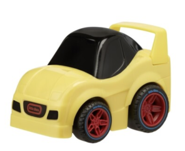 Little tikes crazy fast car gul sportbil