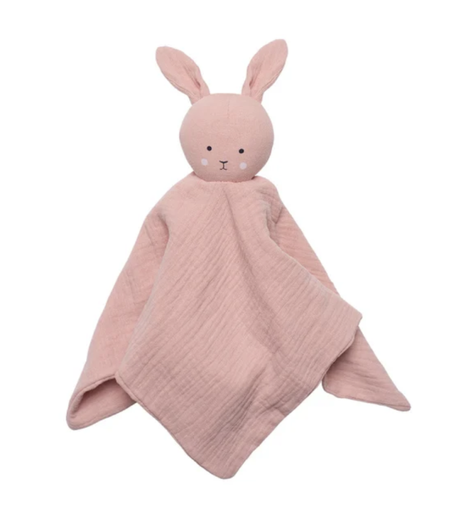 Jabadabado snuttefilt bunny rosa