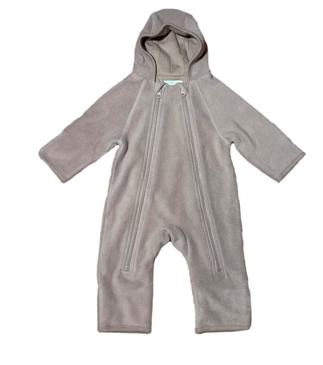 Mini dreams overall fleece baby grå