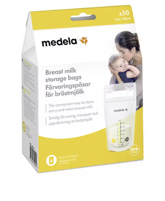 Medela förvaringspåsar för bröstmjölk 50-pack