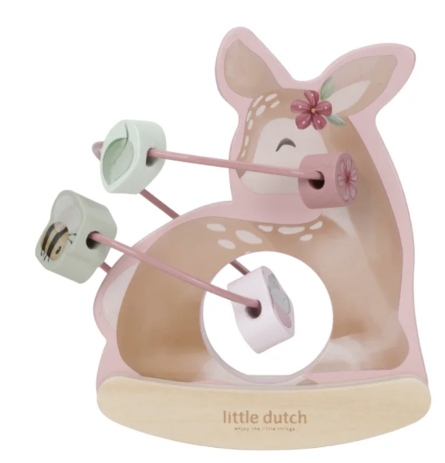 Little dutch aktivitetsleksak med kulbana fairy garden rådjur