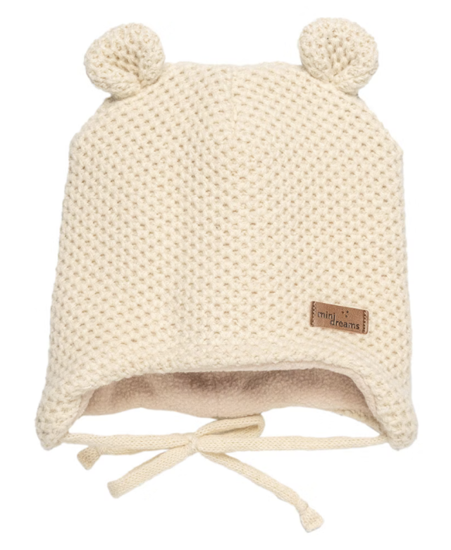 Mini dreams mössa bear beige