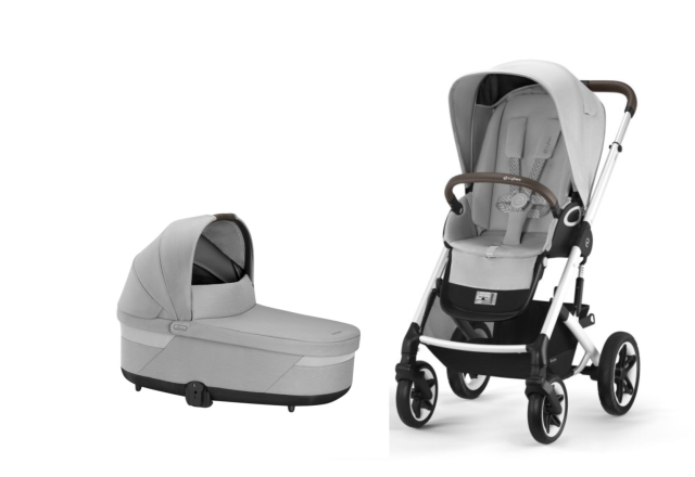 Cybex talos s lux duovagn (sittdel lava grey, liggdel stone grey)