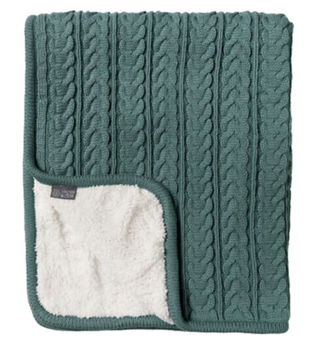 Vinter & bloom filt cuddly misty green 80x100cm