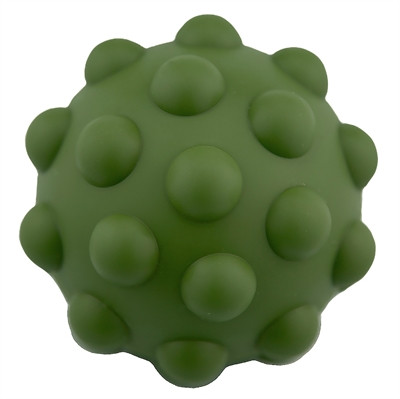 Tiny tot sensory fidget ball dark green