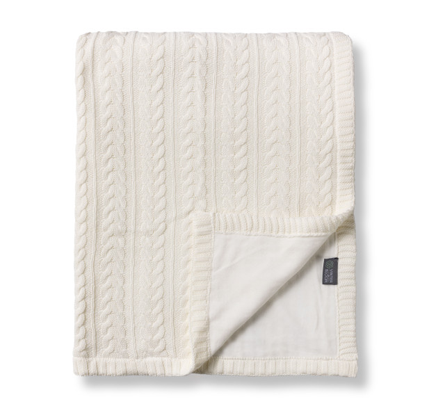 Vinter & bloom filt cotton cuddly eko warm white 80x100cm